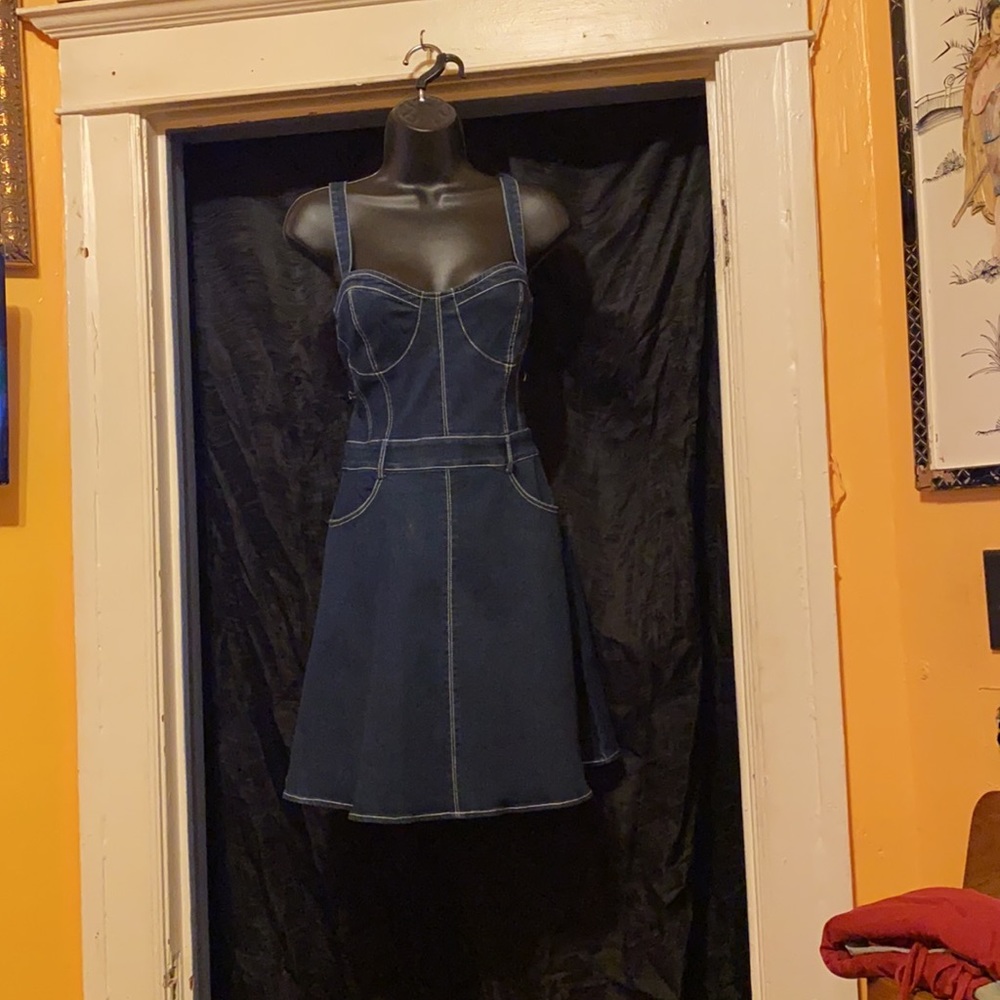 Stylish Denim Summer Dress